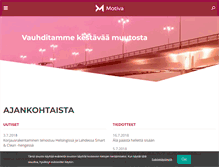 Tablet Screenshot of motiva.fi